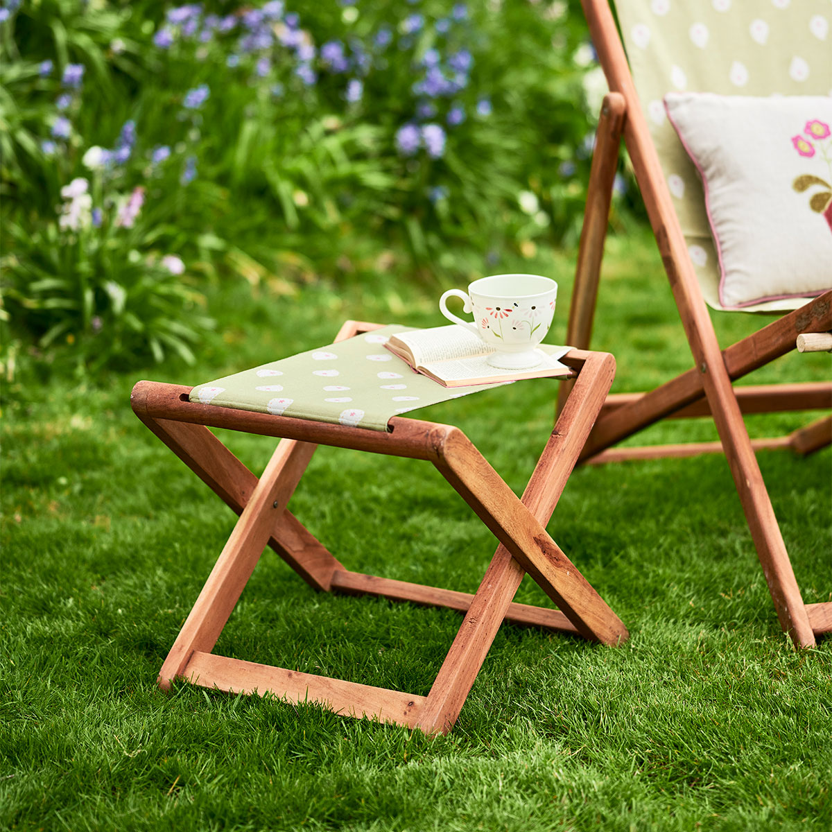 Garden Footstool Cover
