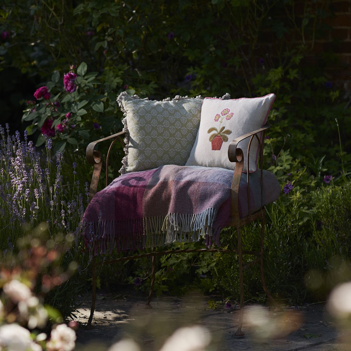 Seconds - Wrought Iron Garden Chair