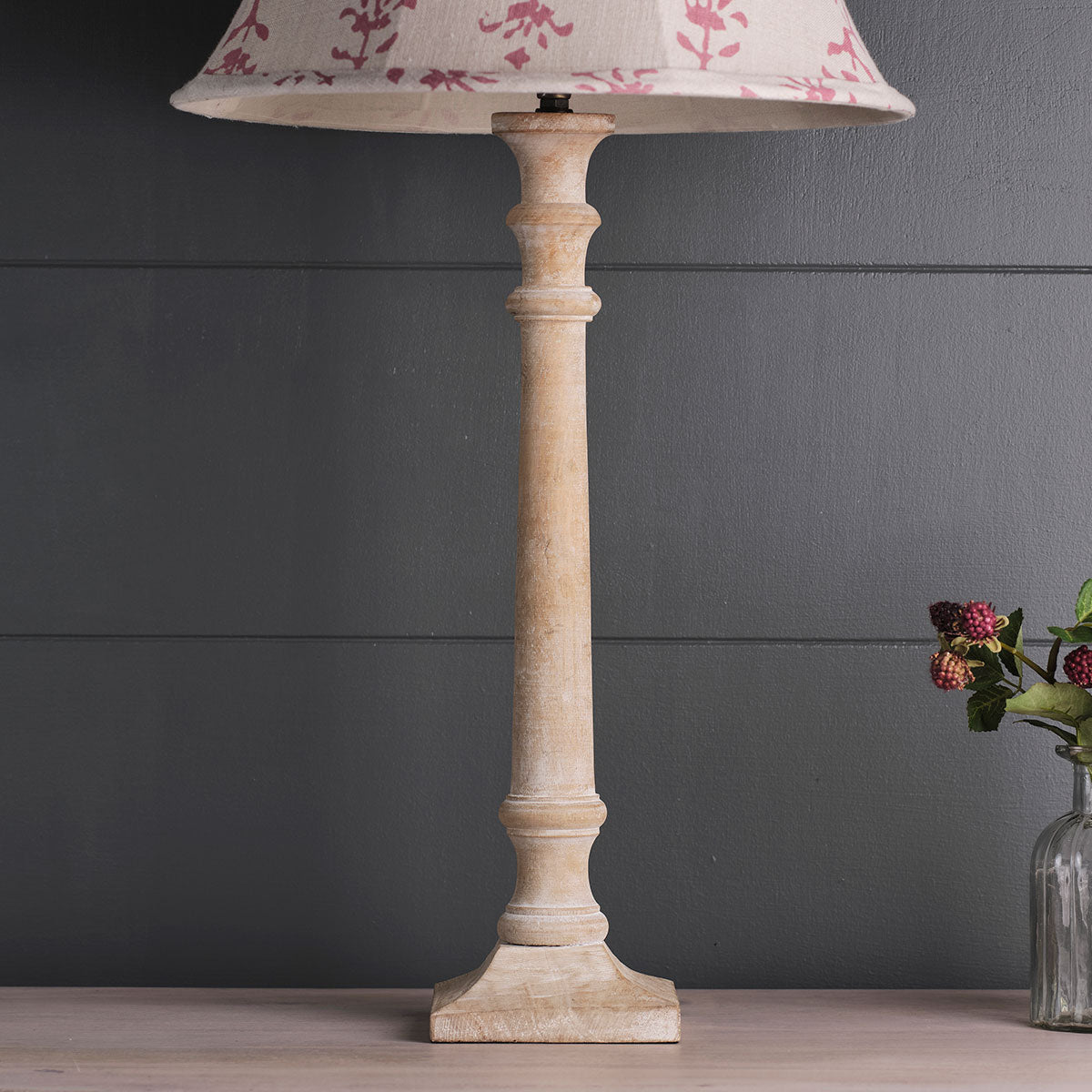 Weathered Standard Stick Lamp Base | Susie Watson Designs