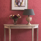 Plain Charcoal Linen Empire 16" Lampshade (Gold Lining)