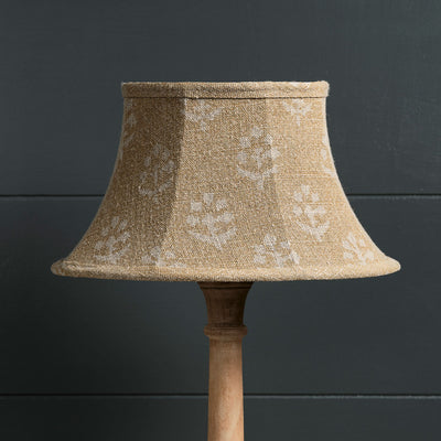 Saffron Megha 12&quot; Framed Linen Lampshade