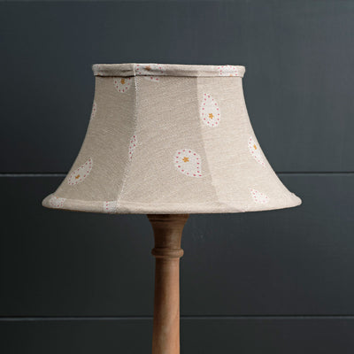 Grey Mika 12&quot; Framed Lampshade - Seconds