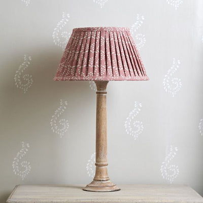 Rose Sprig 12&quot; Pleated Lampshade