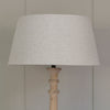 Plain Grey Cotton Empire 14" Lampshade