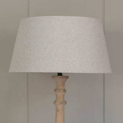 Plain Grey Cotton Empire 14&quot; Lampshade