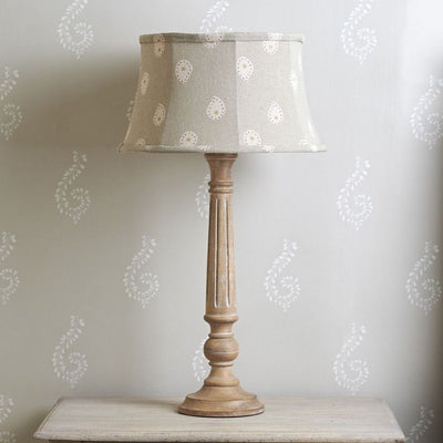 Dove Grey Mika 14&quot; Framed Lampshade - Seconds