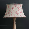 Indian Red Moonflower Framed Linen Lampshade