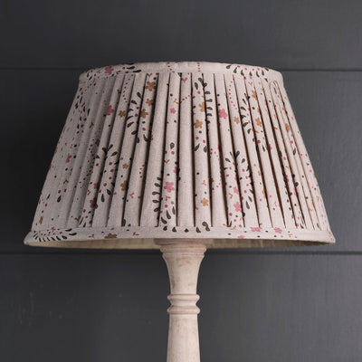 Lullaby Linen 14&quot; Pleated Linen Lampshade