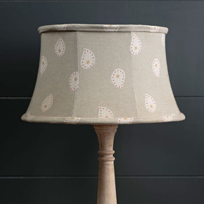Dove Grey Mika 14&quot; Framed Lampshade - Seconds