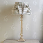 Sail Blue Nina 14" Pleated Linen Lampshade