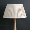 Natural Linen 14" Pleated Lampshade