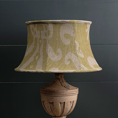 Green Gold Sacha 16&quot; Framed Linen Lampshade