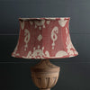 Red Sacha 16" Framed Linen Lampshade