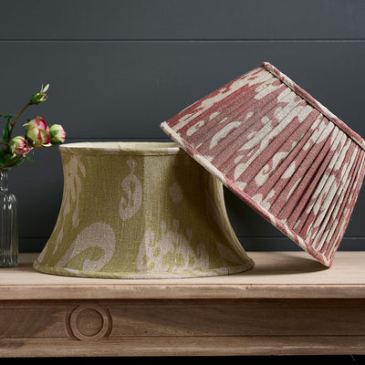 Green Gold Sacha Framed Linen Lampshade
