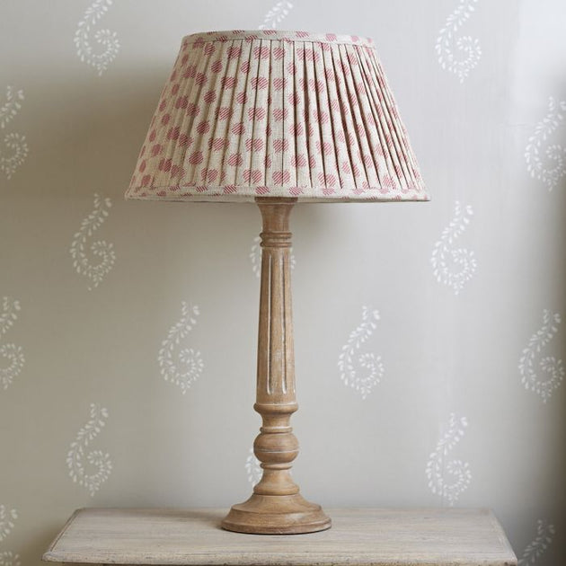 Rose Nina 16" Pleated Linen Lampshade