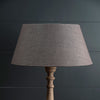 Plain Charcoal Linen 18" Empire Lampshade