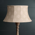 Grey Megha Linen 18" Framed Lampshade - Seconds