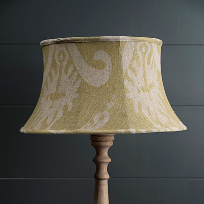 Green Gold Sacha 18&quot; Framed Linen Lampshade