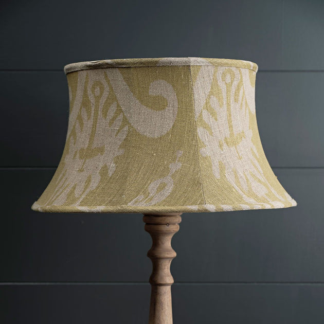 Green Gold Sacha 18" Framed Lampshade - Seconds