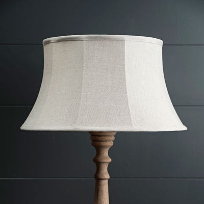 Natural Linen 18&quot; Framed Lampshade