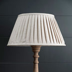 Natural Linen 18" Pleated Lampshade