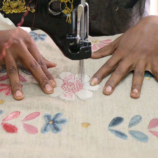 Embroidered Wallhanging - Indian Wedding