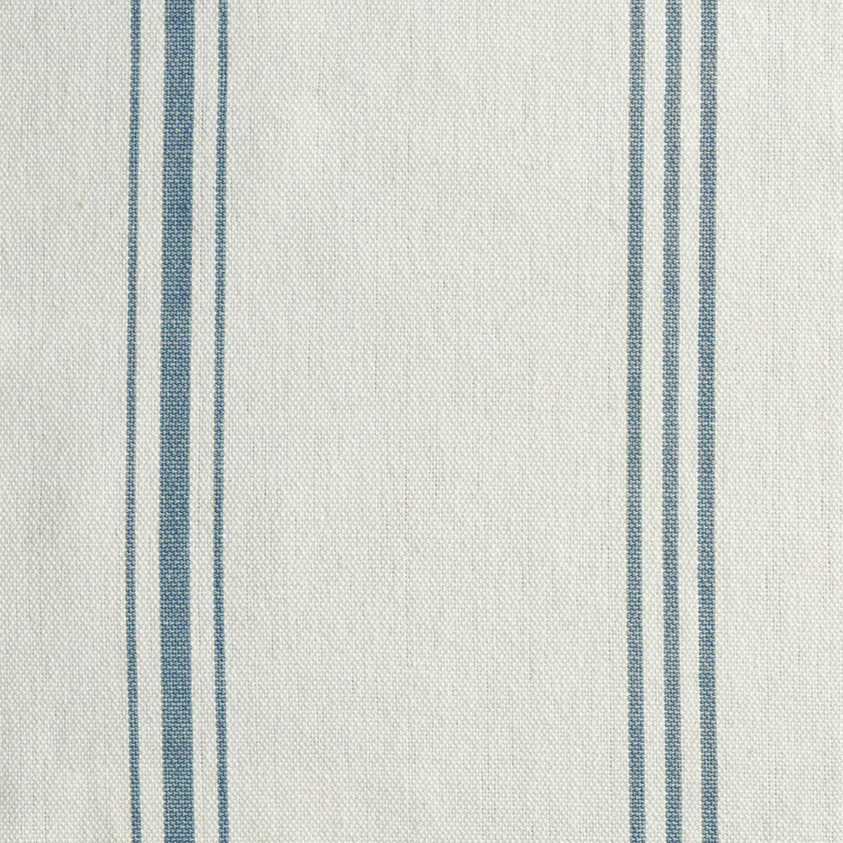 Ivory Blue  Vintage Stripe Cotton – 208
