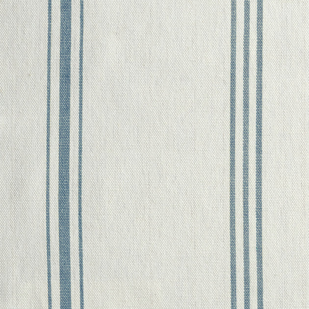 Ivory Blue Vintage Stripe Cotton – 208
