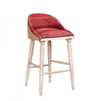 Jaisalmer Stripe Kilim Upholstered Bar Stool