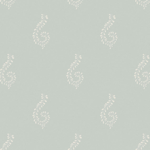 Non Returnable Large Sample of Duck Egg Large Shalini Wallpaper