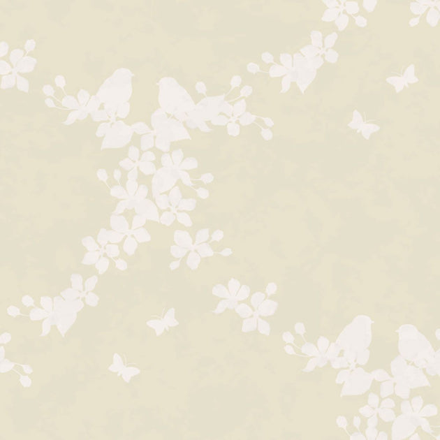 Sample of Moonlight Ivory Apple Blossom
