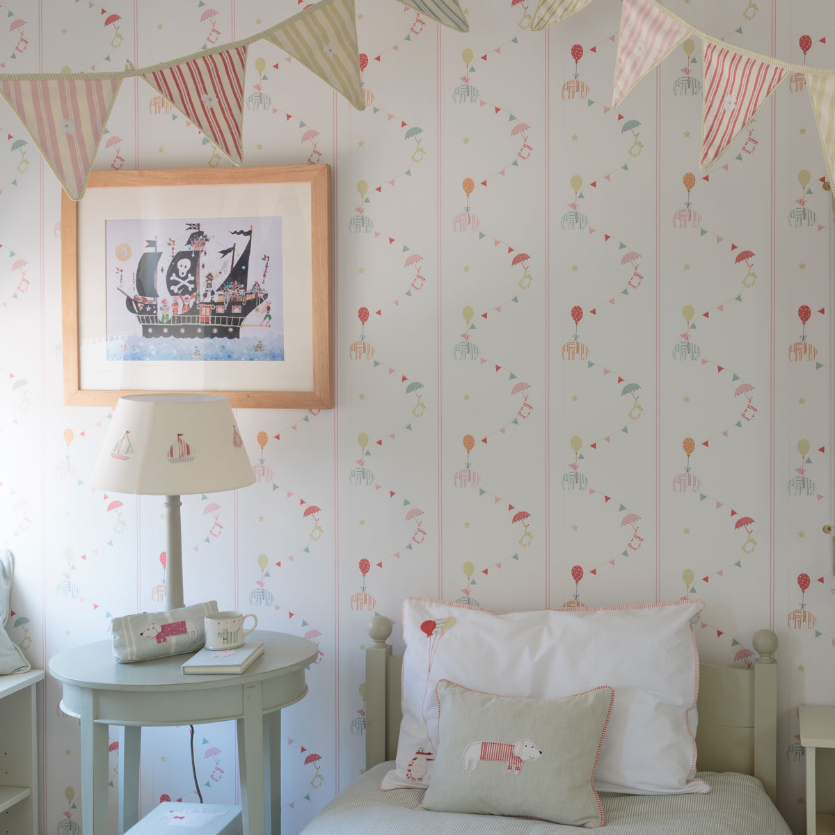 Denim Mix Floating Wallpaper - Sale