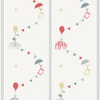 Denim Mix Floating Wallpaper - SALE