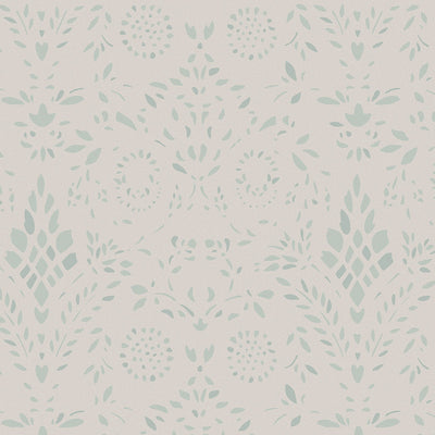 Non Returnable Sample of Smokey Blue Maja Wallpaper