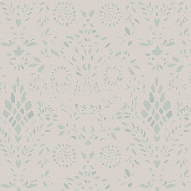 Non Returnable Sample of Smokey Blue Maja Wallpaper