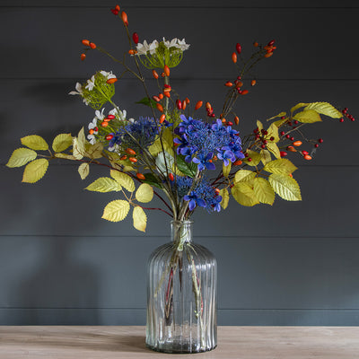 Lacecap Hydrangea with Leaves &amp; Berries Bunch