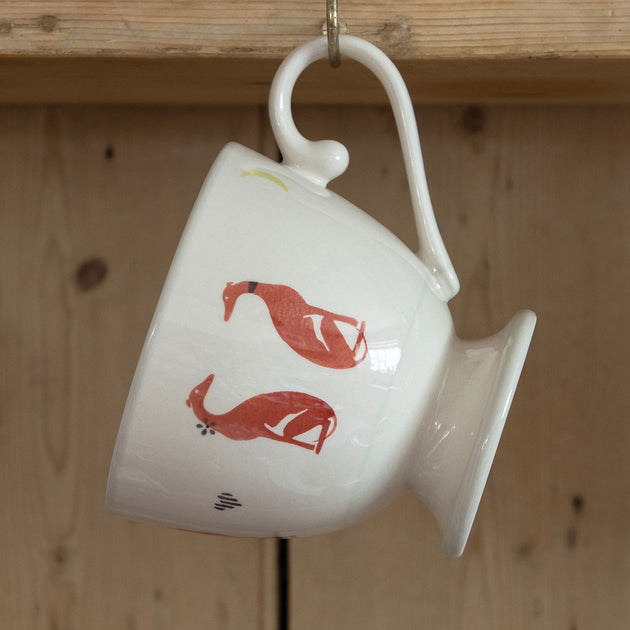 Indian Red Dogs Large Mug