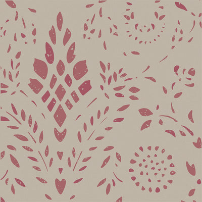 Large Sample of Indian Red Large Maja Wallpaper
