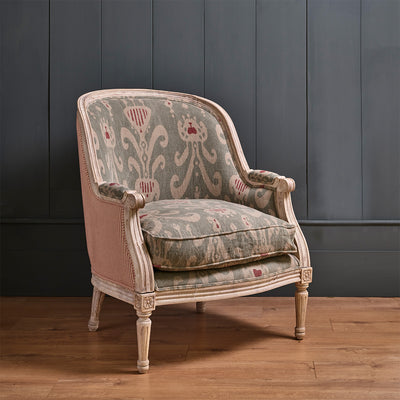 Ex-Display Smokey Blue Natasha Library Chair