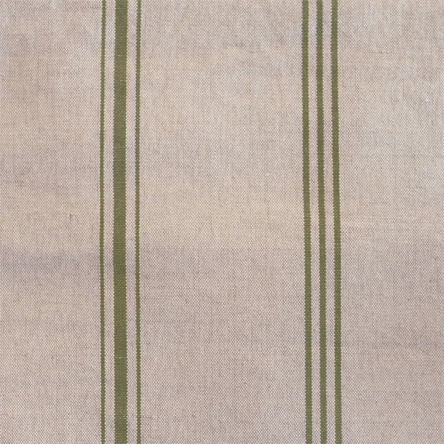 Swatch of Light Beech Olive Vintage Stripe