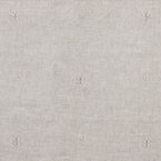 120 - Grey Embroidered Leaf  - Roll End - 2m - Sale