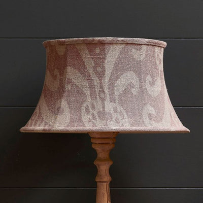 Dusky Pink Sacha 18&quot; Framed Linen Lampshade