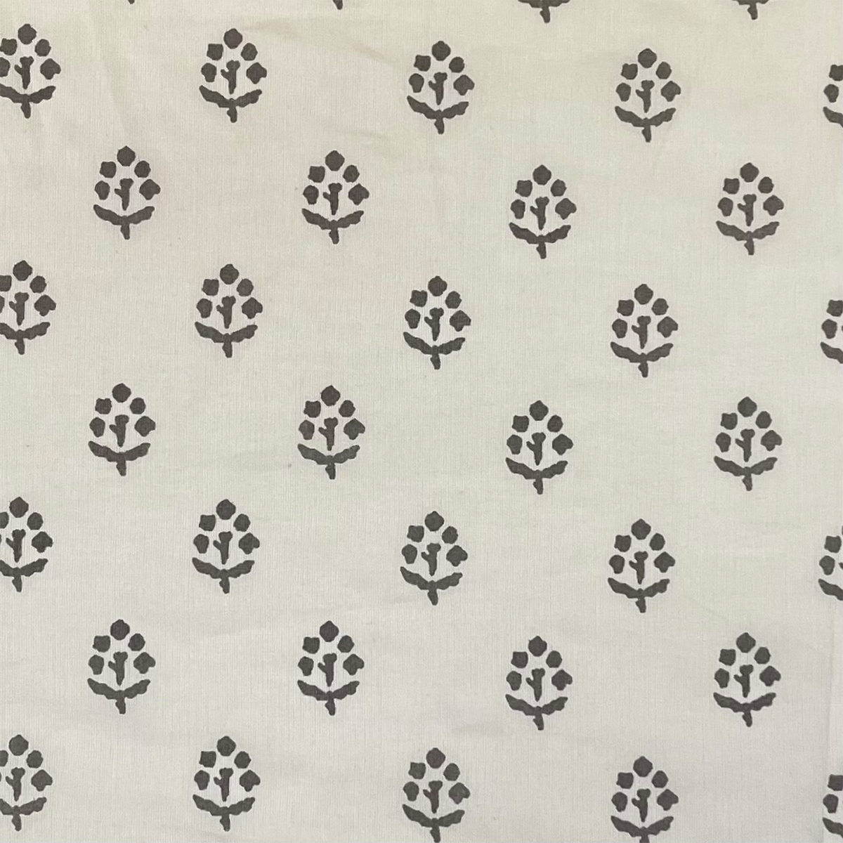 430 - Charcoal Small Megha Cotton Voile - Sale