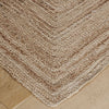 Mitred Hemp Rug - Small