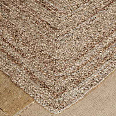 Mitred Hemp Rug - Small