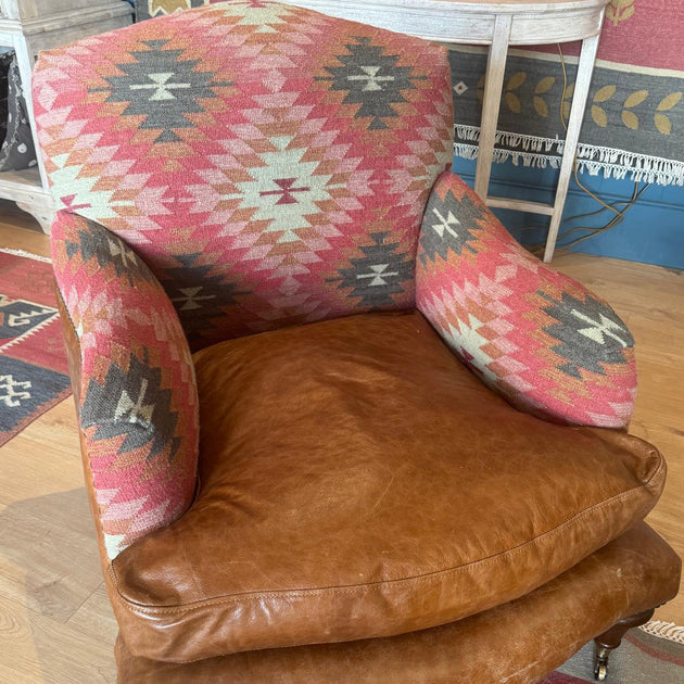 Howard Chair -  Kilim & Leather