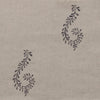 140C - Charcoal Shalini Embroidered Linen - Roll Ends