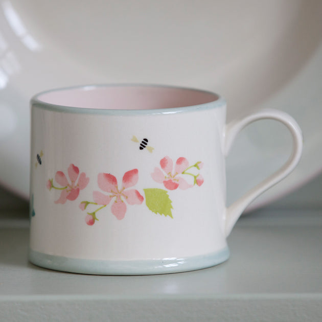 Apple Blossom Straight Mug