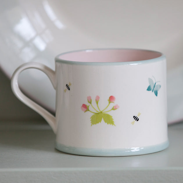 Apple Blossom Straight Mug