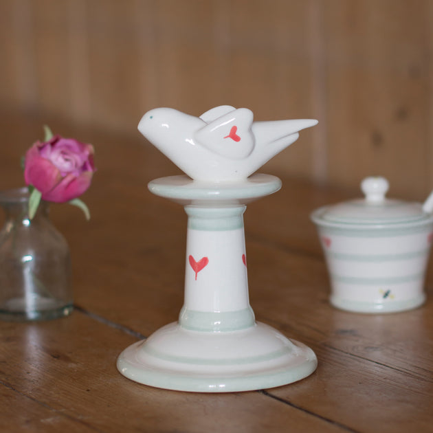 Oscar Small Bird Candlestick